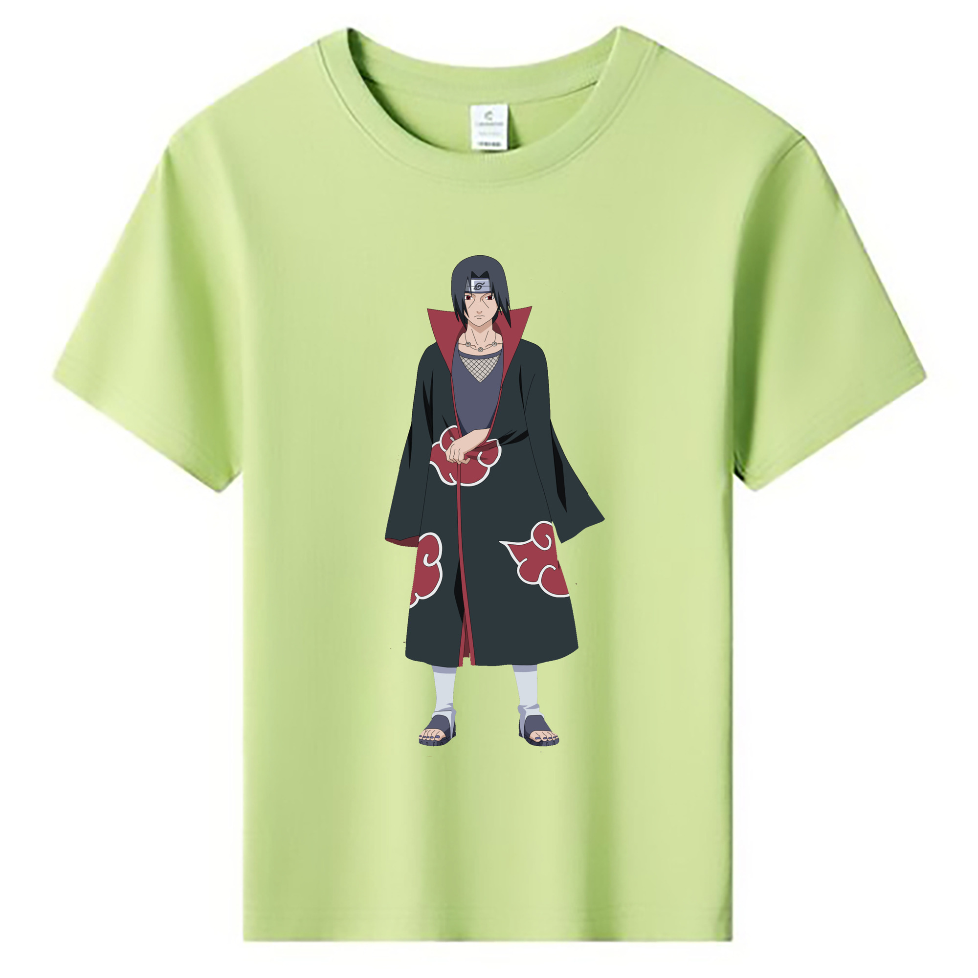 （画像用） NARUTO -ナルト- うちは イタチ Uchiha Itachi 綿100％キッズTシャツ（フロントプリント）